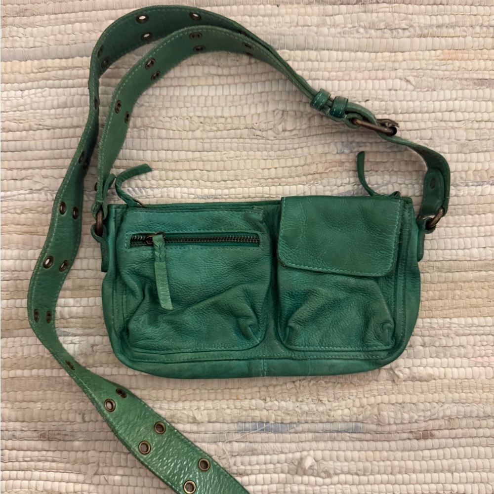 Free People Green Crossbody Bag